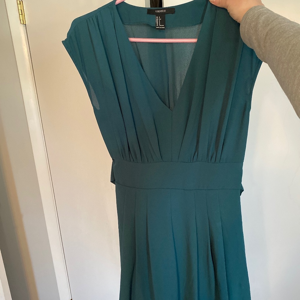 Teal dress